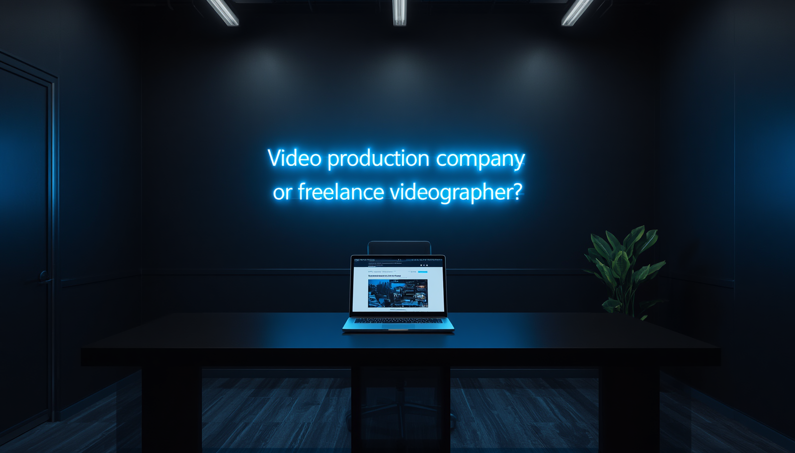 Videoproductiebedrijf of freelance videograaf